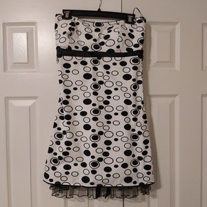 NWT Y2K Strapless Prom Semi Formal Cocktail Dress